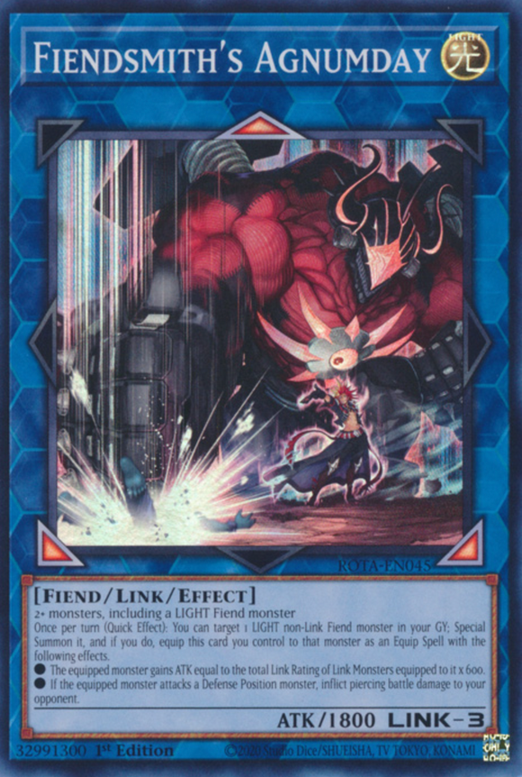 Fiendsmith's Agnumday - ROTA-EN045 - Super Rare 1st Edition