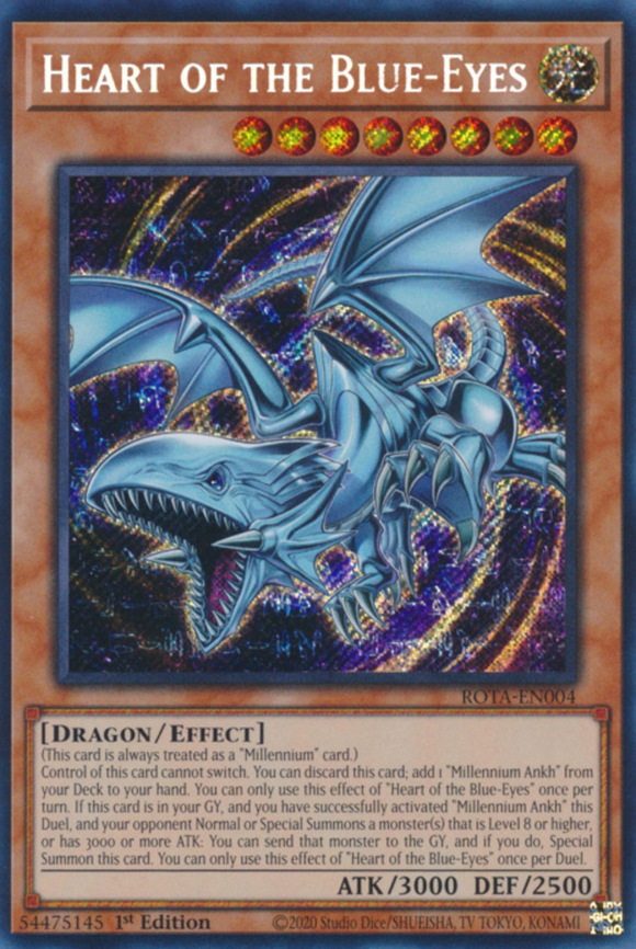 Heart of the Blue-Eyes - ROTA-EN004 - Secret Rare 1st Edition