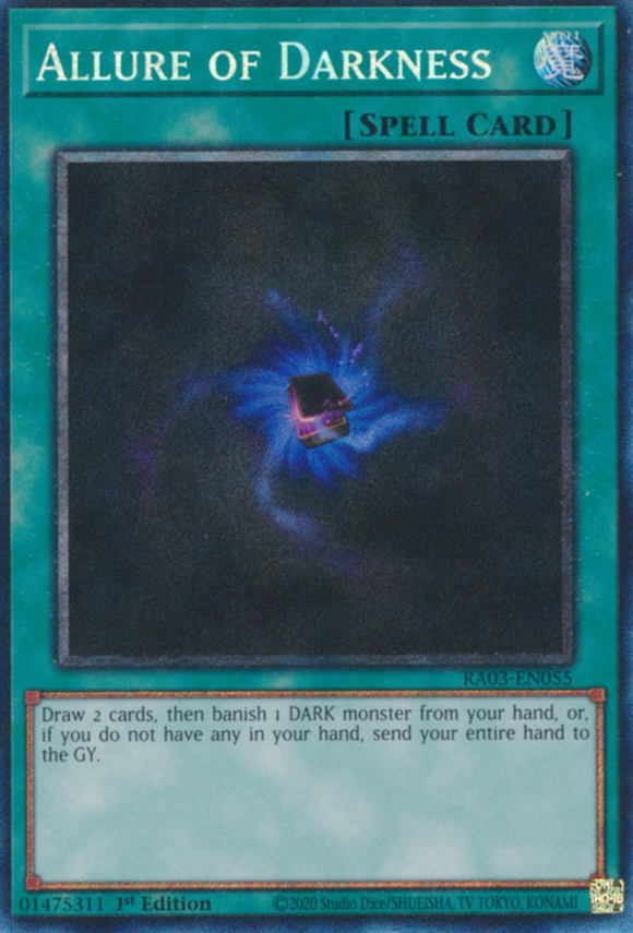 Allure of Darkness - RA03-EN055 - Collector's Rare 1st Edition