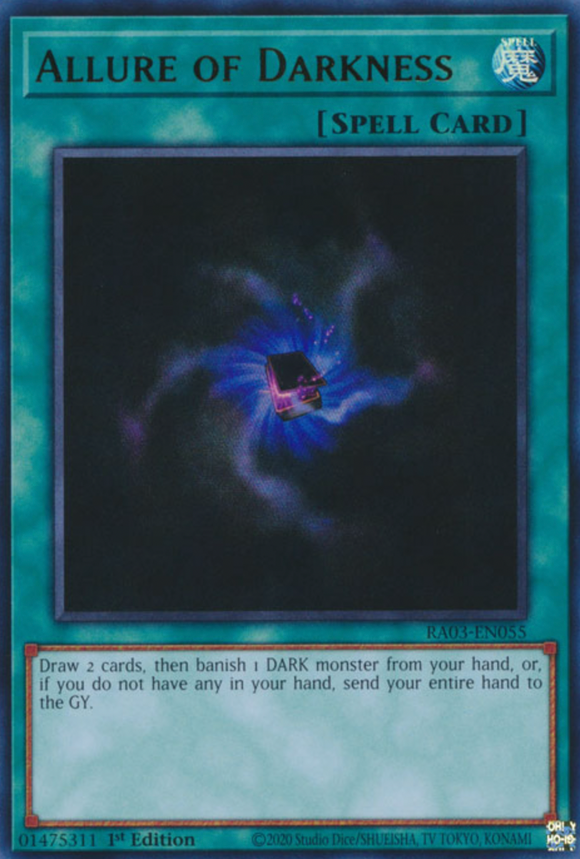 Allure of Darkness - RA03-EN055 - Ultra Rare 1st Edition