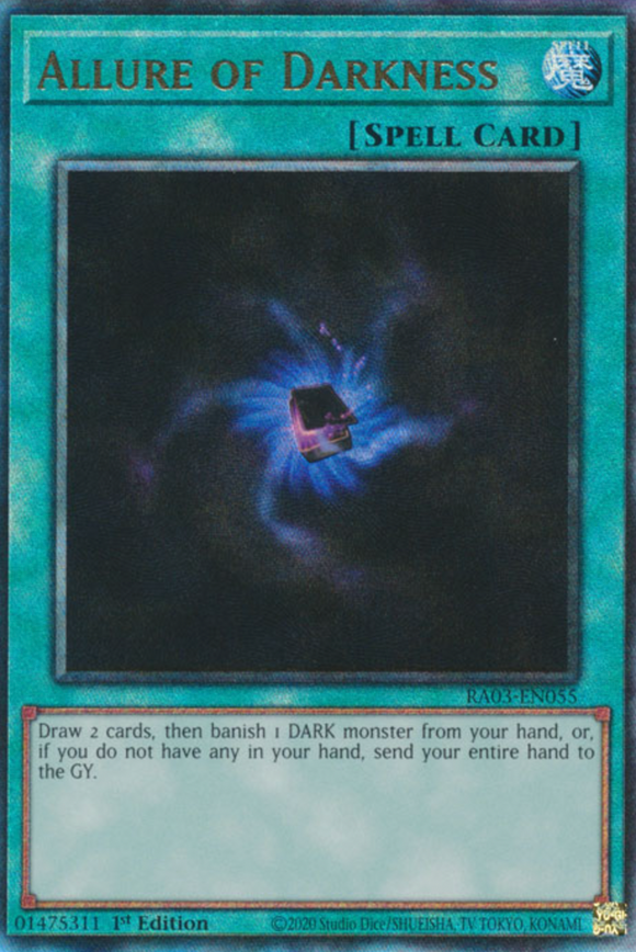 Allure of Darkness - RA03-EN055 - Ultimate Rare 1st Edition