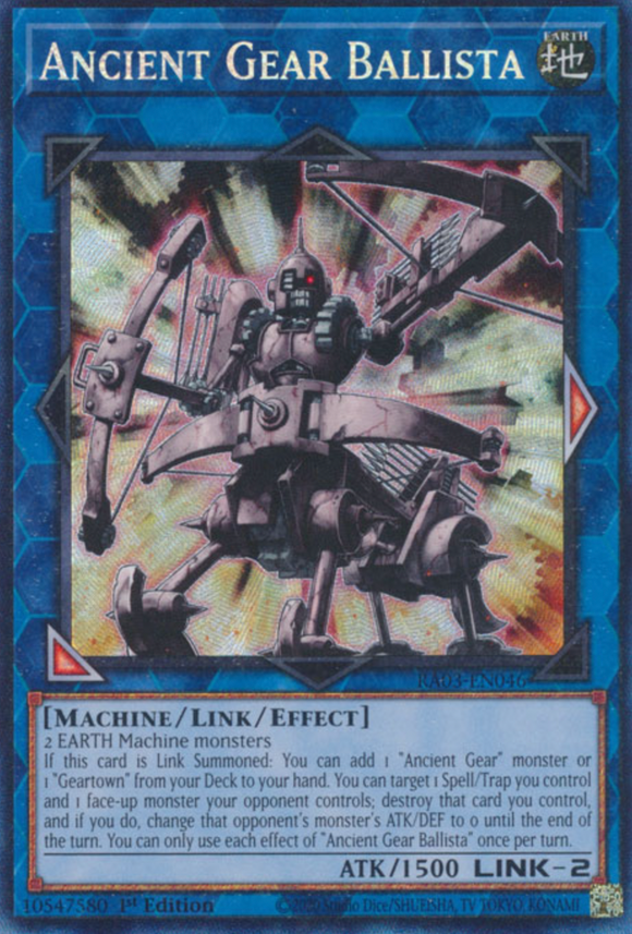 Ancient Gear Ballista - RA03-EN046 - Collector's Rare 1st Edition
