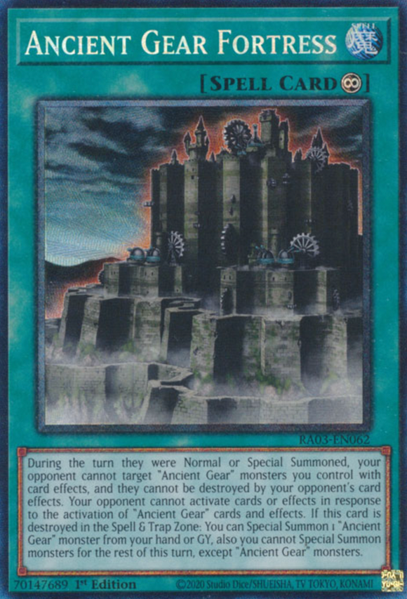 Ancient Gear Fortress - RA03-EN062 - Collector's Rare 1st Edition