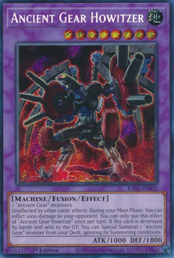 Ancient Gear Howitzer - RA03-EN035 - Secret Rare 1st Edition