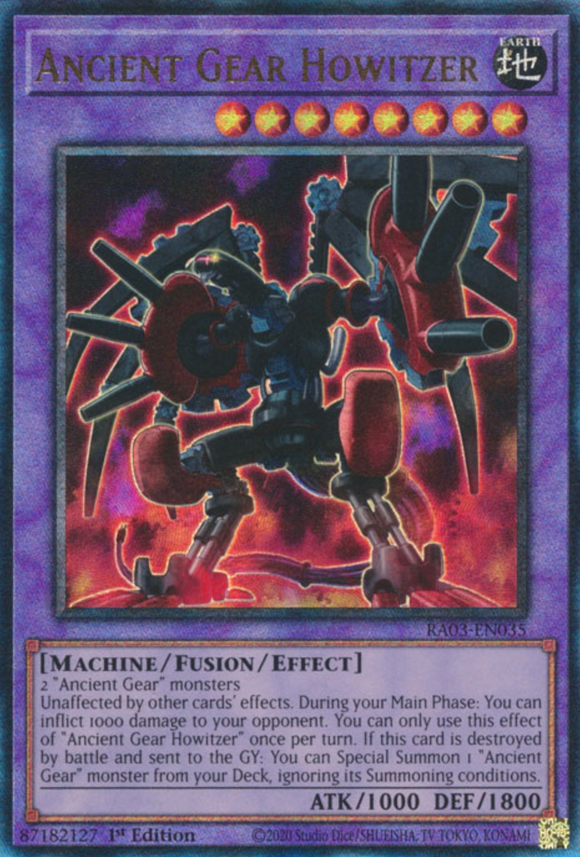 Ancient Gear Howitzer - RA03-EN035 - Ultimate Rare 1st Edition