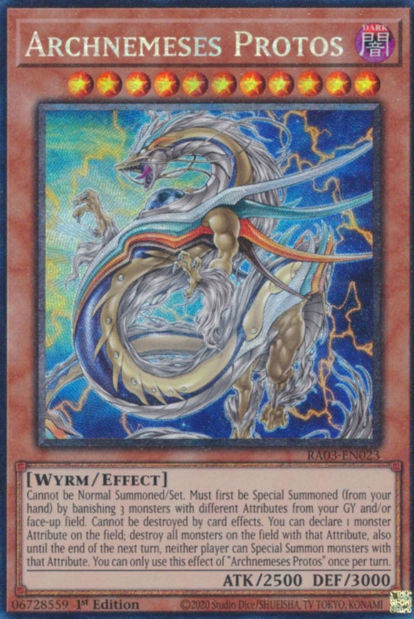 Archnemeses Protos - RA03-EN023 - Collector's Rare 1st Edition