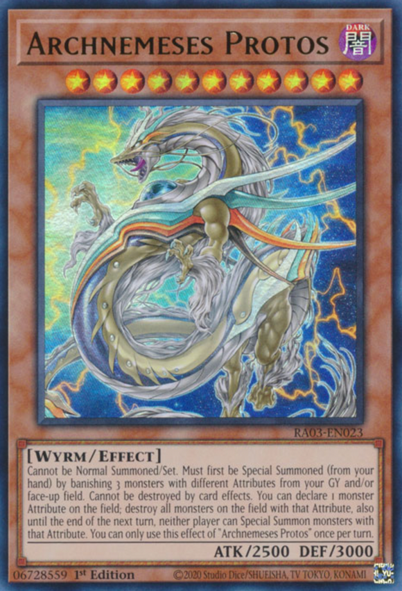 Archnemeses Protos - RA03-EN023 - Ultra Rare 1st Edition