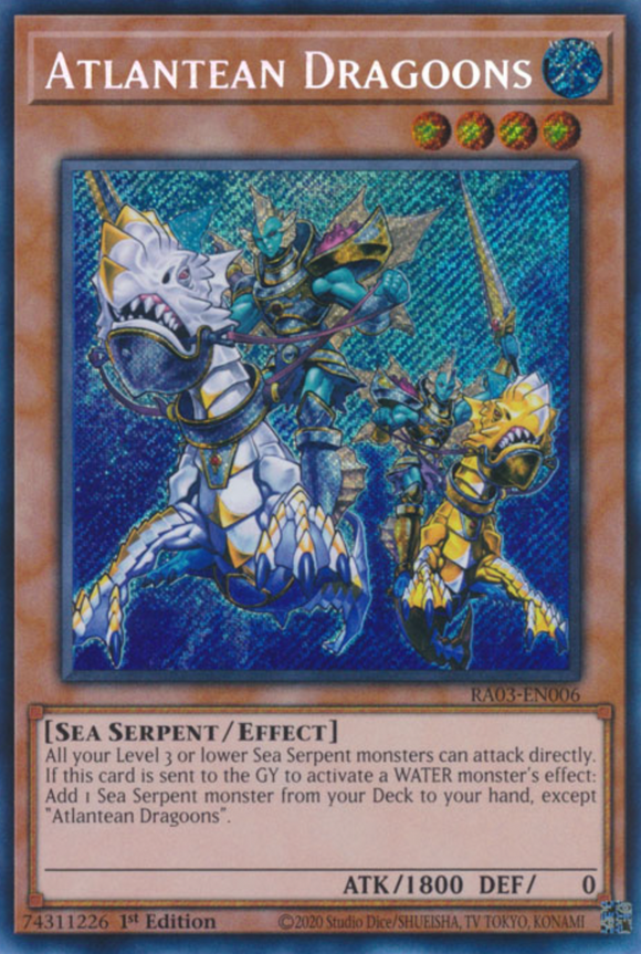 Atlantean Dragoons - RA03-EN006 - Secret Rare 1st Edition