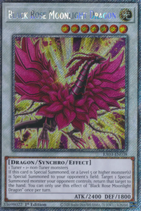 Black Rose Moonlight Dragon - RA03-EN038 - Platinum Secret Rare 1st Edition