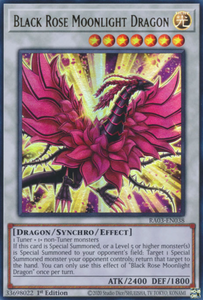 Black Rose Moonlight Dragon - RA03-EN038 - Ultra Rare 1st Edition