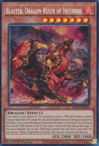Blaster, Dragon Ruler of Infernos - RA03-EN010 - Collector's Rare 1st Edition