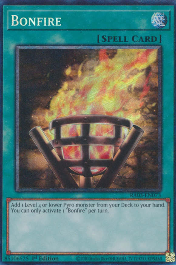 Bonfire - RA03-EN073 - Collector's Rare 1st Edition