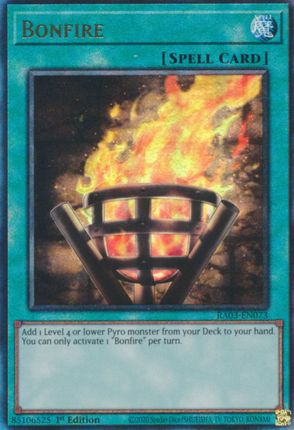 Bonfire - RA03-EN073 - Ultimate Rare 1st Edition