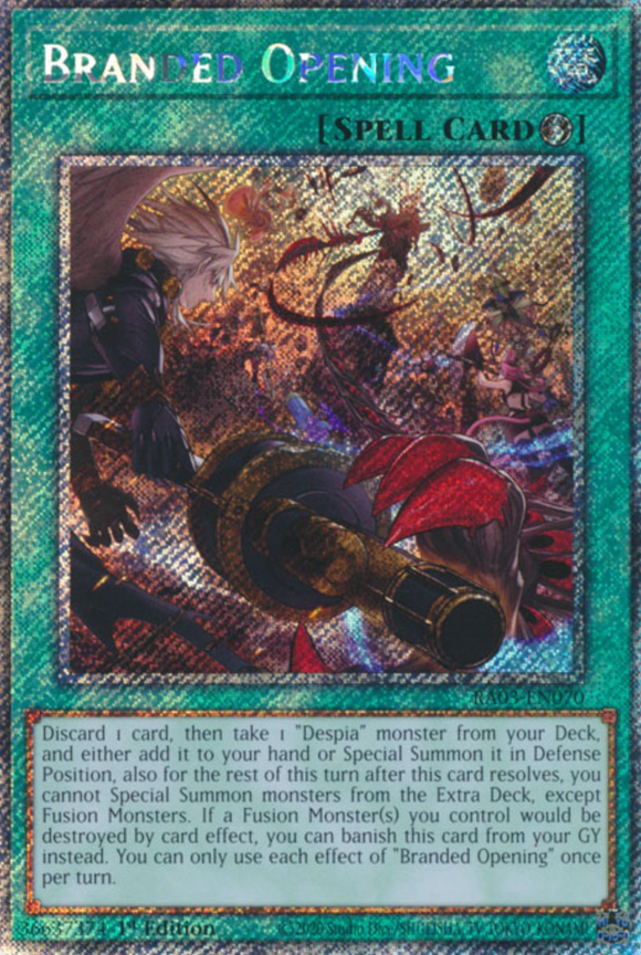 Branded Opening - RA03-EN070 - Platinum Secret Rare 1st Edition
