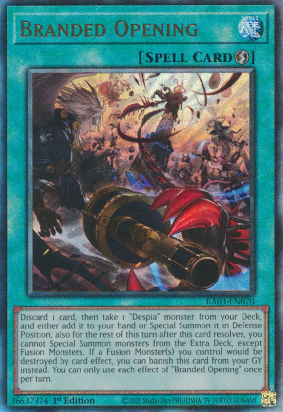 Branded Opening - RA03-EN070 - Ultimate Rare 1st Edition