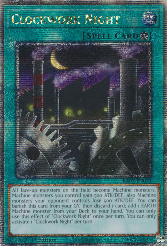 Clockwork Night - RA03-EN071 - Quarter Century Rare 1st Edition