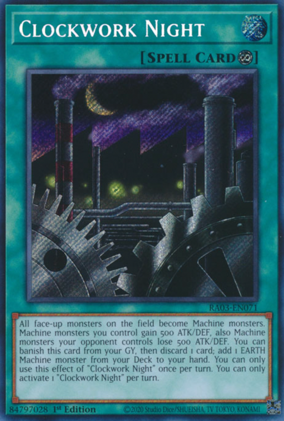 Clockwork Night - RA03-EN071 - Secret Rare 1st Edition