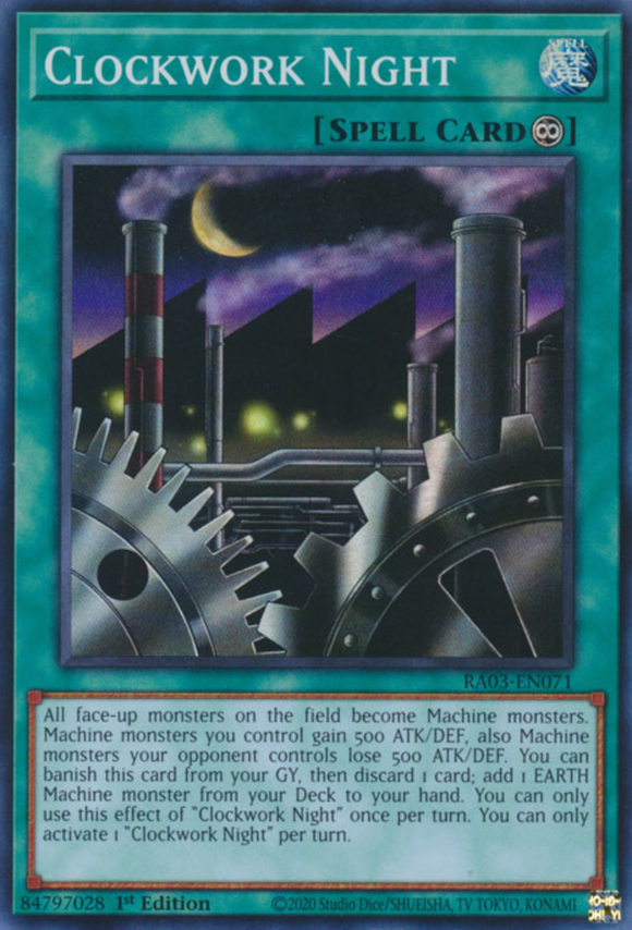 Clockwork Night - RA03-EN071 - Super Rare 1st Edition