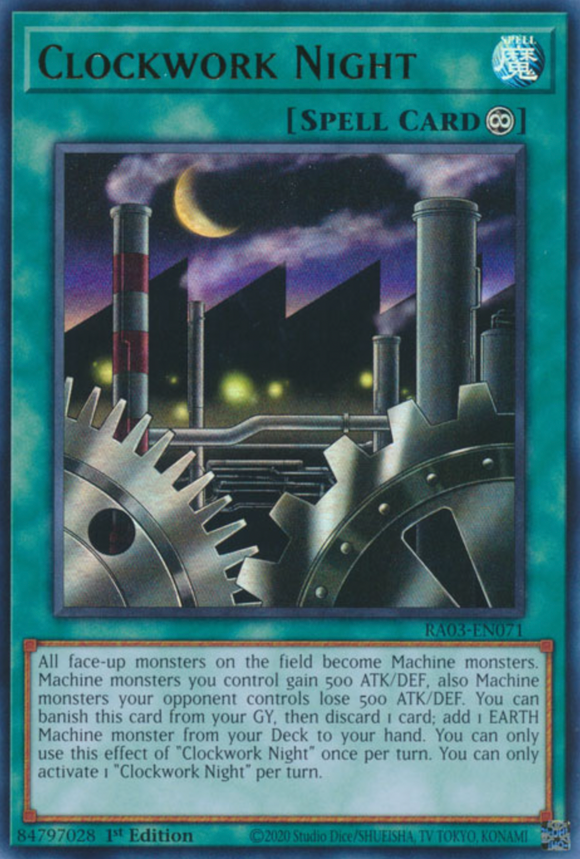 Clockwork Night - RA03-EN071 - Ultra Rare 1st Edition