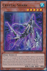 Crystal Shark - RA03-EN031 - Ultra Rare 1st Edition