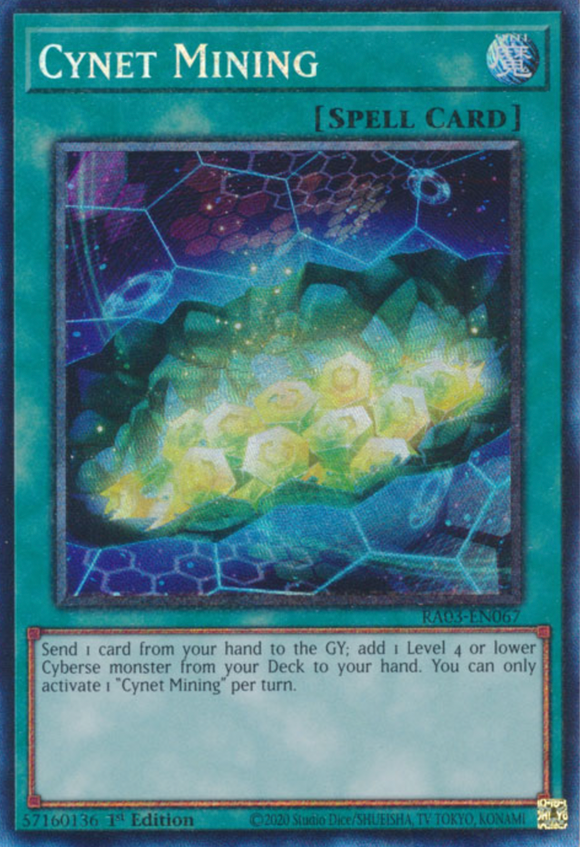 Cynet Mining - RA03-EN067 - Collector's Rare 1st Edition