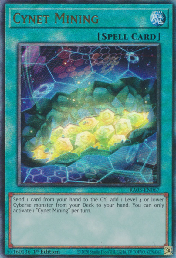 Cynet Mining - RA03-EN067 - Ultimate Rare 1st Edition