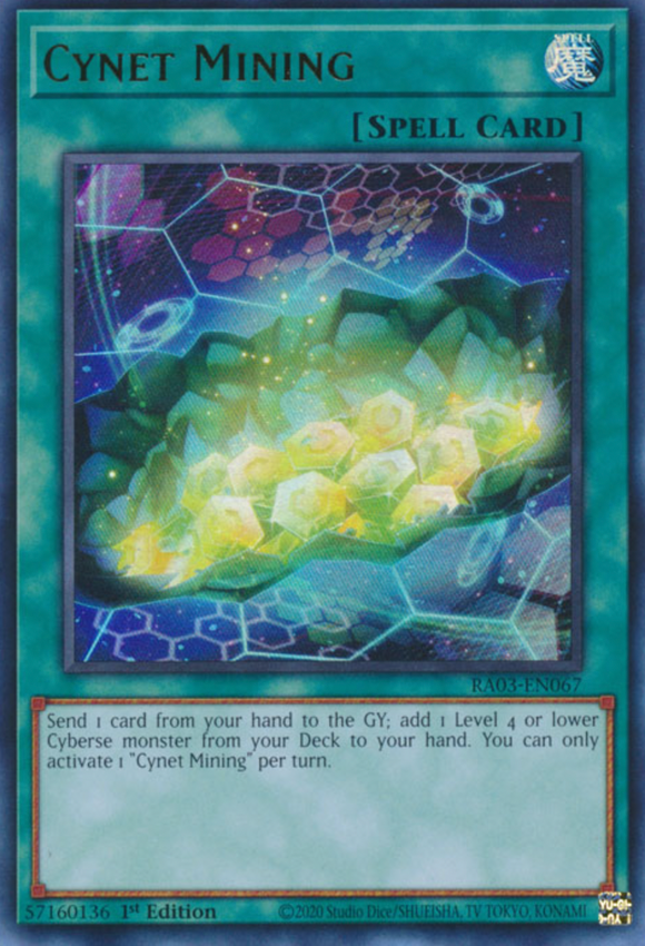 Cynet Mining - RA03-EN067 - Ultra Rare 1st Edition