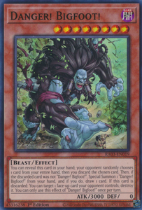 Danger! Bigfoot! - RA03-EN019 - Super Rare 1st Edition