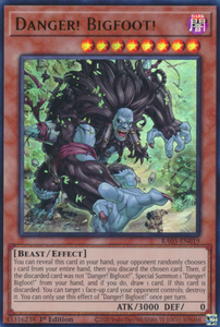 Danger! Bigfoot! - RA03-EN019 - Ultra Rare 1st Edition