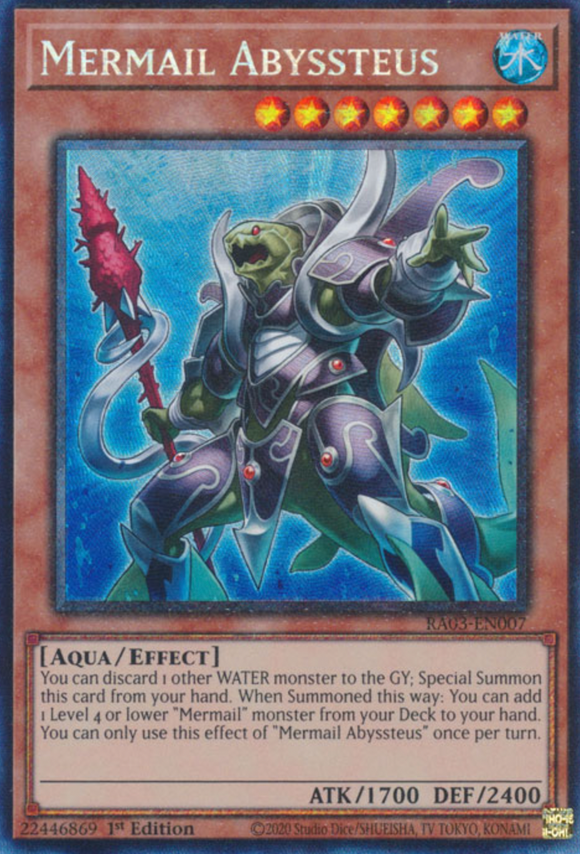 Mermail Abyssteus - RA03-EN007 - Collector's Rare 1st Edition