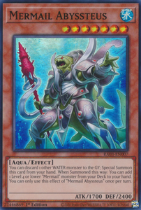Mermail Abyssteus - RA03-EN007 - Super Rare 1st Edition