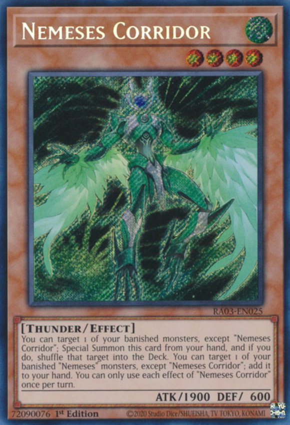 Nemeses Corridor - RA03-EN025 - Secret Rare 1st Edition