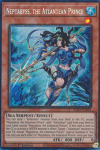 Neptabyss, the Atlantean Prince - RA03-EN013 - Collector's Rare 1st Edition