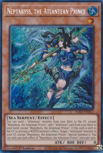 Neptabyss, the Atlantean Prince - RA03-EN013 - Secret Rare 1st Edition