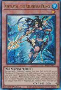 Neptabyss, the Atlantean Prince - RA03-EN013 - Ultimate Rare 1st Edition