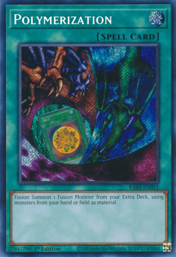 Polymerization (Alt. Art) - RA03-EN051 - Secret Rare 1st Edition