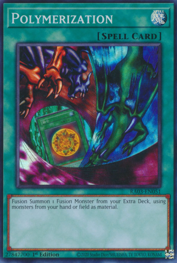 Polymerization (Alt. Art) - RA03-EN051 - Super Rare 1st Edition