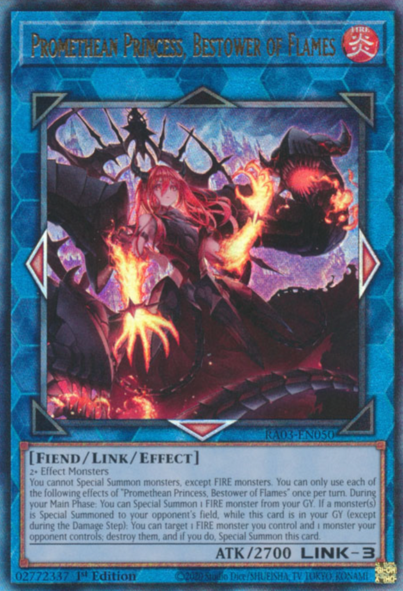 Promethean Princess, Bestower of Flames - RA03-EN050 - Ultimate Rare 1st Edition