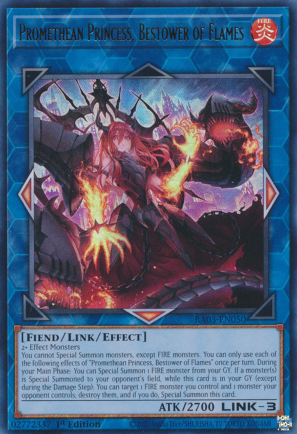 Promethean Princess, Bestower of Flames - RA03-EN050 - Ultra Rare 1st Edition