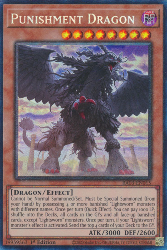 Punishment Dragon - RA03-EN015 - Collector's Rare 1st Edition