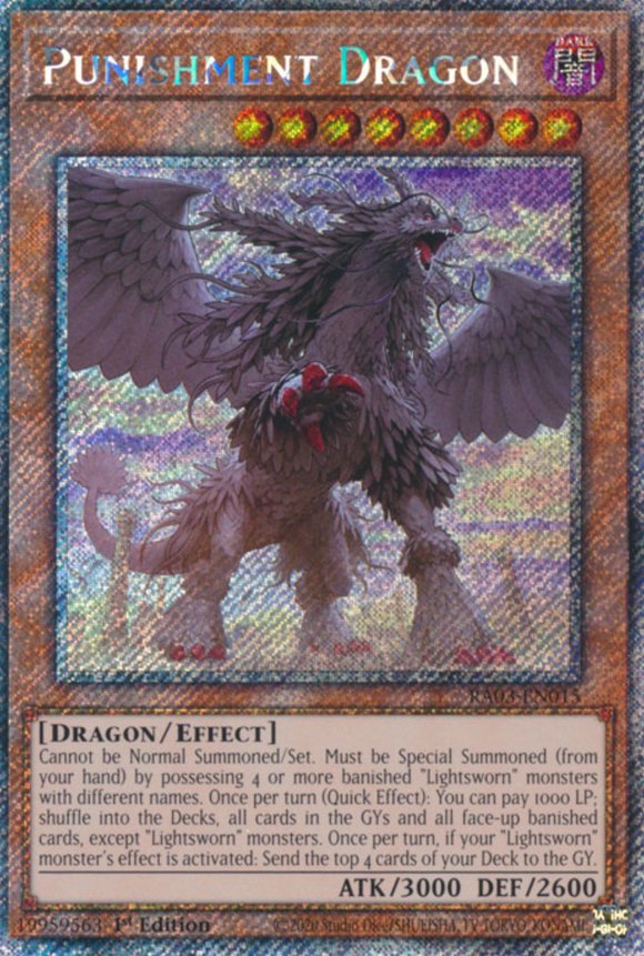 Punishment Dragon - RA03-EN015 - Platinum Secret Rare 1st Edition