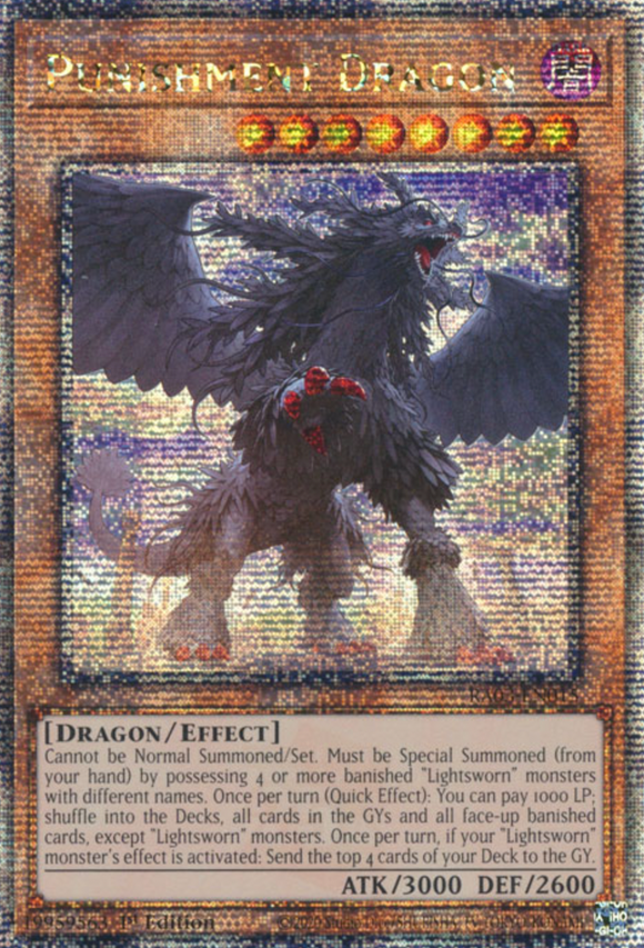 Punishment Dragon - RA03-EN015 - Quarter Century Rare 1st Edition
