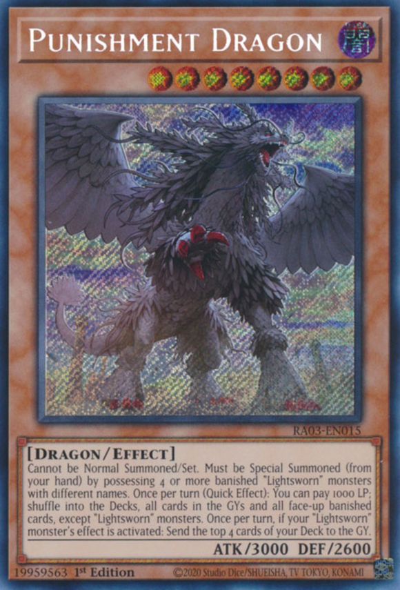 Punishment Dragon - RA03-EN015 - Secret Rare 1st Edition