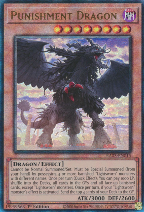 Punishment Dragon - RA03-EN015 - Ultimate Rare 1st Edition