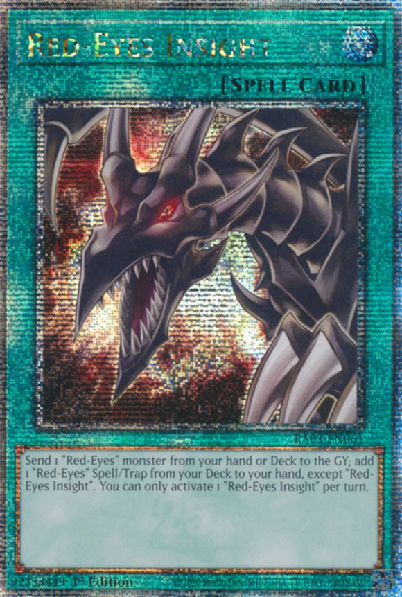 Red-Eyes Insight - RA03-EN061 - Quarter Century Rare 1st Edition