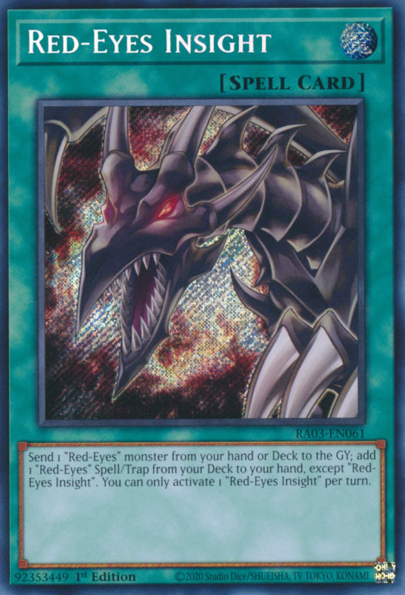 Red-Eyes Insight - RA03-EN061 - Secret Rare 1st Edition