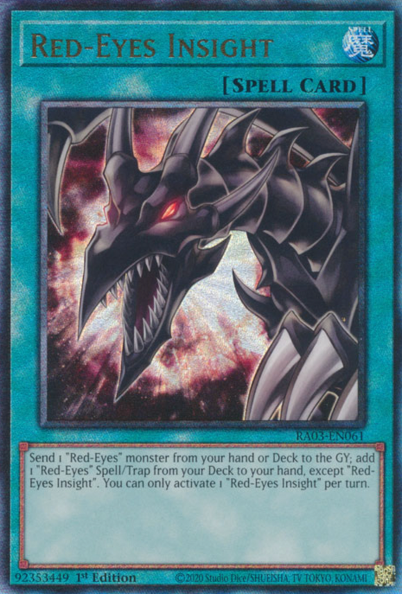 Red-Eyes Insight - RA03-EN061 - Ultimate Rare 1st Edition
