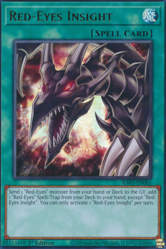 Red-Eyes Insight - RA03-EN061 - Ultra Rare 1st Edition