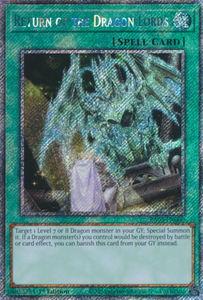 Return of the Dragon Lords - RA03-EN060 - Platinum Secret Rare 1st Edition