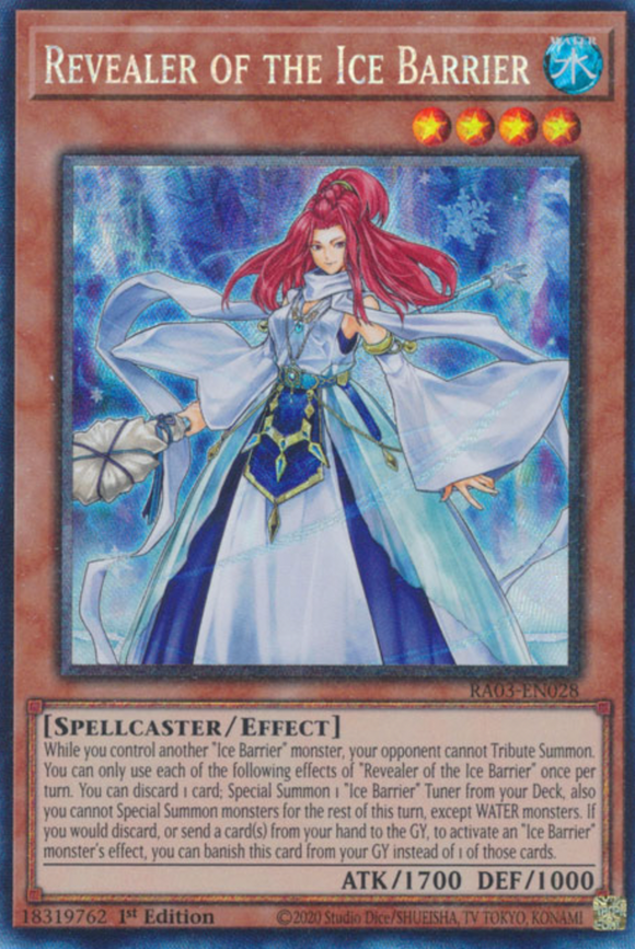 Revealer of the Ice Barrier - RA03-EN028 - Collector's Rare 1st Edition